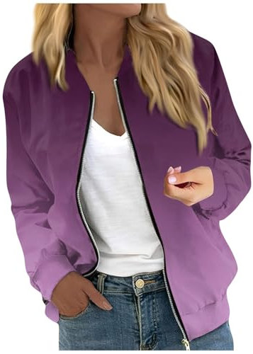 Veste à carreaux pour femme - Tendance - Automne - Loisirs - Carré - Poche fine - Chemisier - Manteau de baseball - Veste d'automne pour femme, rose gold, XL