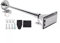 Universal Fanfare Chrom 12/24V Drucklufthorn mit Ventil 64cm Metall Hupe Horn 135 dB Neu OVP für LKW PKW Auto Boot Landtechnik