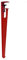 SJKJNK Adjustable Metal Table Legs,F-Shape Table Clamp Legs,Easy-Fit No Drill Coffee Table Legs Bar Legs,for Console Dining Desk Diy Iron Furniture Legs,with Floor Protectors (1pcs,Red)