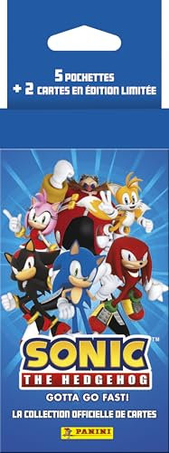 Panini Sonic The Hedgehog Classic Trading Cards Blister 5 Hüllen + 2 Karten Limited Edition, 005010KBF5