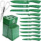 XYJ Set de couteaux avec porte-couteaux, bloc de couteaux de cuisine, ensemble de couteaux de chef japonais professionnels en acier inoxydable, couteau à steak, couteau à découper des fruits, couteau