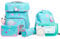 SCHOOL-MOOD Champion Pro Schulranzenset 7-teilig 21,5L Stauraum, ergonomisches Easy Fit System für 1 m bis 1,50 m Körpergröße, standfest, wasserdichter Stoff mit Reflektoren (Lilly Meerjungfrau)