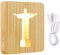 Mikikit Kreuz Nacht Lichter 3d Jesus Kreuz Nachtlicht Holz Tisch Lampe Usb