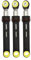 Amortisseur for lave-linge à tambour Siemens Bosch IQ100, IQ300 et IQ500, support d'équilibrage 80 N, jaune, 3 pièces, 9000428086