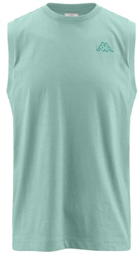 Kappa Cadwal Korporate Man Tee Funktionsshirt, bequem und stilvoll, Grün Lichen und Green Wasabi, Größe M
