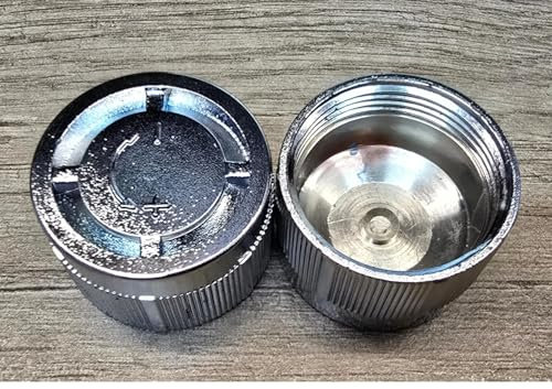 TC Thermostatic Radiator Valve TRV Plastic Decorators Screw Cap for Radiator Valve Chrome x 2 TC-CAPC