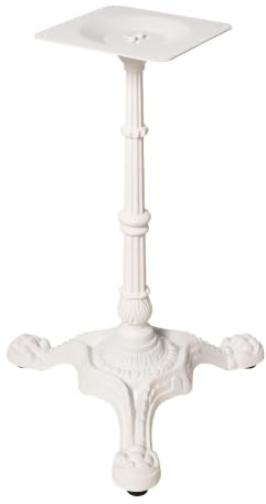 BOKKOLIK French Style 28inch High Table Base-Vintage Furniture Leg for Home Kitchen Restaurant Cafe House-Heavy Duty Cast Iron Design Table Leg-22 * 22 * 28inch(L*W*H)