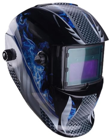 Schweißhaube mit automatischer Verdunkelung, automatische Abdunkelung, Schweißhelm mit großem Sichtfenster, Sicherheitsschweißhut, Maskenmütze