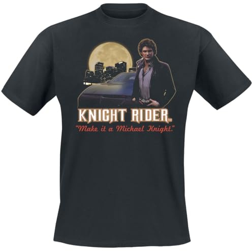 Knight Rider Make It A Michael Knight Männer T-Shirt schwarz