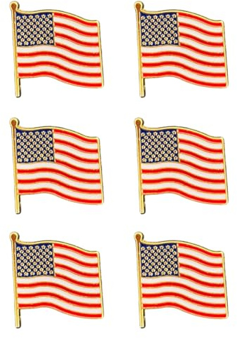 Iirlvior Anstecknadel Flagge Amerikanische, Anstecknadel Flagge, Amerikanische Veteran Gedenk Brosche, für Männer Und Frauen, Ideal für Kleidung, Rucksack Und Hut