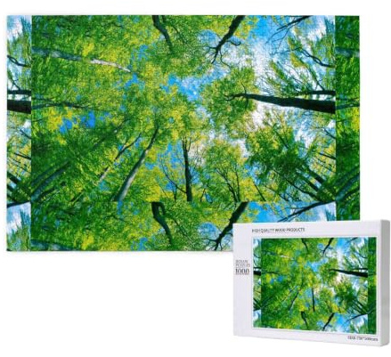 Anspruchsvolle Puzzles für Erwachsene, 1000-Teile-Puzzle, Waldmotiv