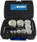 Krino 21013205k - Set di Seghe A Tazza Bimetalliche al Cobalto Kit per installatori - 13 Pezzi