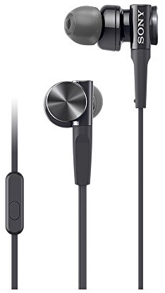 SONY Sealed Type Inner Ear Receiver MDR-XB75AP B (BLACK)【Japan Domestic genuine products】