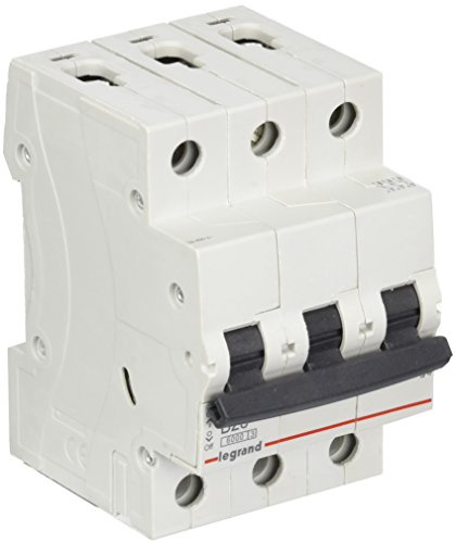 LEGRAND, RX3 Leitungsschutzschalter, thermisch-magnetischer Schutzschalter, B-Charakteristik, 25A, 3-polig, 6000A Ausschaltvermögen, 400VAC, 3TE, 419171