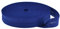 25m Baumwoll-Schrägband uni 20mm breit gefalzt Einfassband 50 Farben wählbar, Farbe:blau
