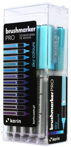 KARIN Brushmarker PRO 12 Sky Colours set