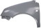 BESTPRICE 1x Kotflügel vorne links mit Blinkerloch Kompatibel mit VW POLO (9N_, 9A_), POLO IV Stufenheck (9A4, 9A2, 9N2, 9A6)