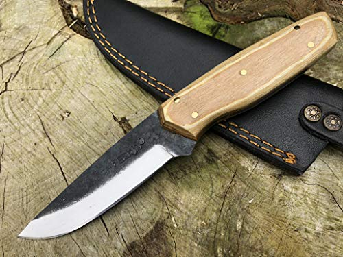Perkin Cuchillo Supervivencia Dark Forest para Caza, Pesca, Camping, Outdoor, Supervivencia y Bushcraft PK555