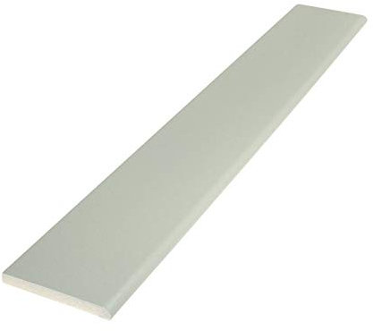 Pencil Round Architrave uPVC Plastic Finishing Trim Moulding (2.5m) - 65mm, Agate Grey