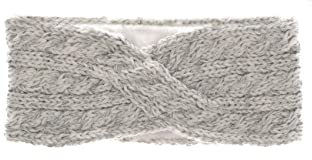 Sterntaler Mädchen Strick Winter-Stirnband - Baby Kopfband, Gefüttert Mit Microfleece - Beige, 57