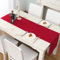 LivinEase Tischläufer 42 x 240 cm - Rot, Baumwollmischung, 250 g/m² - Ideal für Weihnachtstisch für 6-8 Personen - Moderner Stil (Rot)