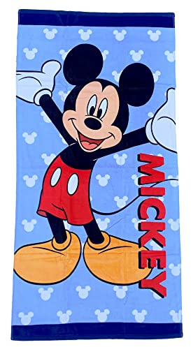CARTOON Mickey Mouse Strandtuch, Disney, Mickey Mouse, Handtuch, Baumwolle, Strand, Pool, 70 x 140 cm