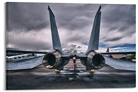 ZENGYL War Poster Fighter Jet Engine Poster Dekorative Malerei Leinwand Wandposter und Kunstbild Druck Moderne Familie Schlafzimmer Dekor Poster 30 x 45 cm