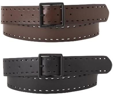 Levi's Herren Elevated Core Reversible Belt, Black/Brown, 100