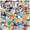 Lot de 100 autocollants Miyazaki Hayao en vinyle pour ordinateur portable, studio Ghibli pour bouteille d'eau, téléphone, casque, skateboard, scrapbooking, cadeaux pour enfants/adultes