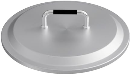 Feuerschalendeckel für Solo-Herd, Yukon und andere 68,6 cm Edelstahl-Feuerstellendeckel