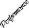 Performance Sticker Autoaufkleber Heckscheibenaufkleber Tuningsticker Seiteaufkleber Autodekor Auo Tuning Frontscheiben (Matt Schwarz)