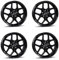 4x Borbet Felgen Y 8x18 ET45 5x108 black glossy kompatibel mit Jaguar S-Type XE XF XJ X-Type