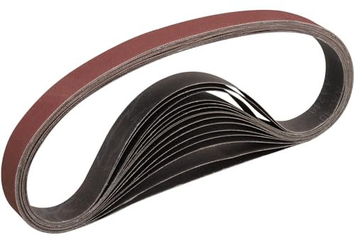STEBRUAM Sanding Belt 25 x 762 mm,15PCS 400 Grit