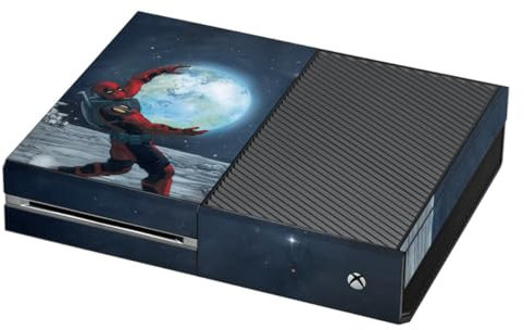 DeinDesign Skin Compatibile con Microsoft Xbox One Pellicola Adesivi Deadpool Luna Marvel
