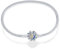 HappyStar Bracciale Donna Argento 925, Bracciali Bead Charm Da Donna,Braccialetto in Argento Sterling con chiusura Regali per donne.
