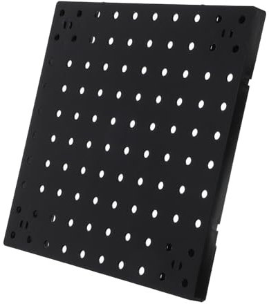 OKUMEYR 10x10 Inch Pin Board Kit Wall Mount Display Panel Garage Organization Craft Room Kitchen Living Room Bathroom Study