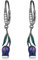 Tulpen Ohrringe 925er Sterlingsilber baumelnde Tulpen Ohrringe lila Tulpenblüten Schmuck Geschenke für Frauen