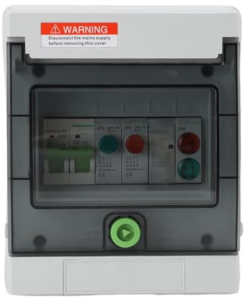 Scatola di Distribuzione Esterna, Kit Elettrico a Tazza d'aria 400 V 32A con Tasto per il Laboratorio del Tornio CNC