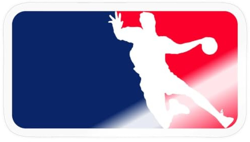 Handball League Sticker Aufkleber