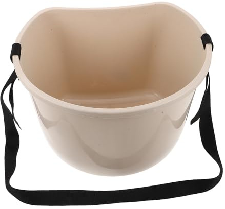 Toddmomy Cubo Portátil de Jardinería de 10 Kg para Esparcir Abono y Recolectar Frutas, Contenedor Resistente para Huertos y Cultivos, Accesorio Práctico para Cosecha y Trabajo Agrícola