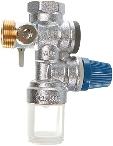Caleffi 526152 - Kessel- und Batteriesicherheitseinheit mit Absperrventil und steuerbarem Wegeventil, 10 kW, 3/4 ''