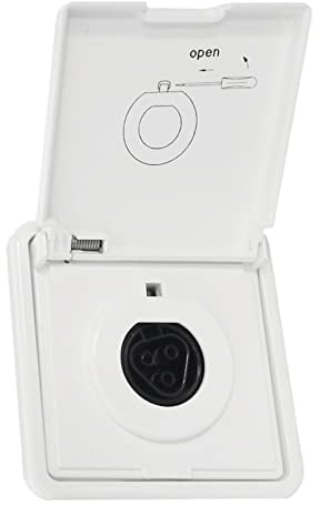 Wieland Einbaurahmen mit Klappdec 99.400.9999.7, Weiß, Elektroinstallationseinbaurahmen, Einbaurahmen