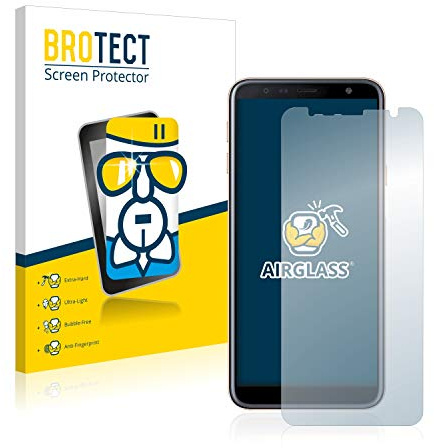 BROTECT Schutzglas für Samsung Galaxy J4 Plus | Transparenter Displayschutz Made in Germany Schutzfolie Panzer Folie Glas 9H Anti-Fingerprint Einfache Montage Clear