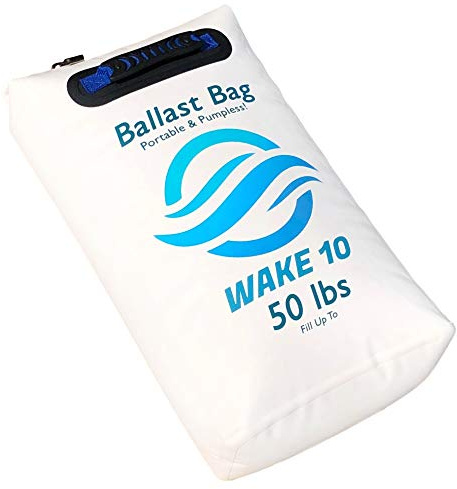 WAKE 10 Boat Ballast Bag - Portable and Pumpless - 50 lb. - Wakesurfing and Wakeboarding