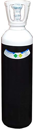 Botella B-11 cargada con gas oxígeno comprimido industrial con tulipa
