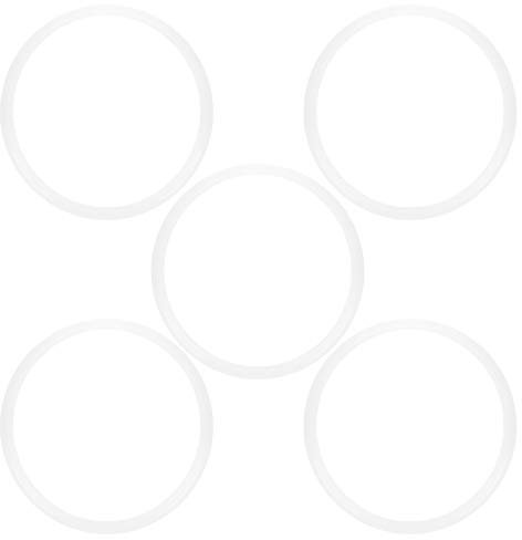 Pressure Cooker Sealing Ring, 5pcs Pressure Cooker Sealing Ring Clear Universal Stainless Steel Pressure Cooker Gaskets O Ring(22cm Inner Diameter)