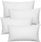 Amazinggirl Kopfkissen 4er Set 40 x 80 cm Steppkissen Mikrofaser - Kissen Bettkissen Schlafkissen weiß Pillow Füllkissen Oeko-Tex-Zertifikat