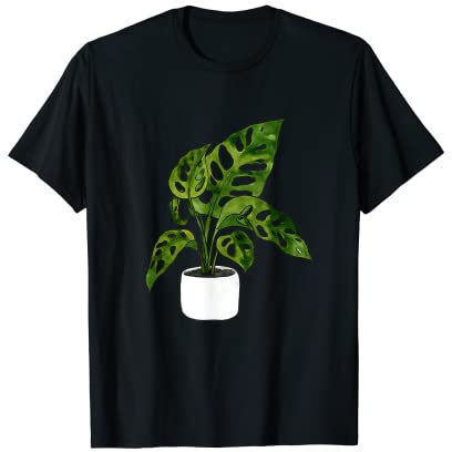 Monstera Deliciosa Adansonii Zimmerpflanze, grüne Blätter T-Shirt