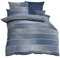 Kaeppel Mako-Satin Bettwäsche Timeless blau, 1 Bettbezug 200 x 200 cm + 2 Kissenbezüge 80 x 80 cm