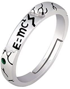 XJruixi Anime Dr.Stone Ring Ishigami Senkuu Cosplay Unisex Adjustable Opening Rings Jewelry Props Accessories Gifts